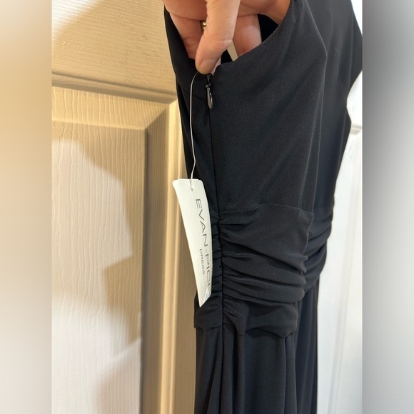 Evan Picone NWT Cinched Waist Fit Flare Dress Witchy Whimsigoth Stretch Size 8 - Picture 6 of 9